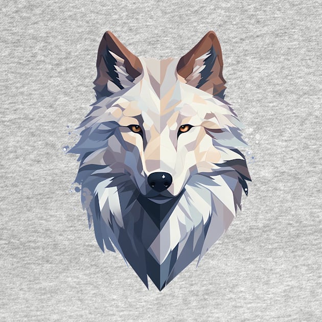 White wolf by pixeldreamer